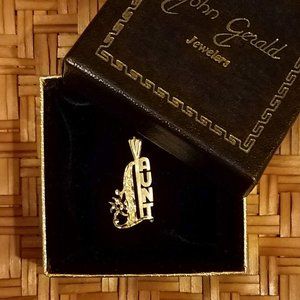 Ships Free! 14K Gold #1 Aunt Charm